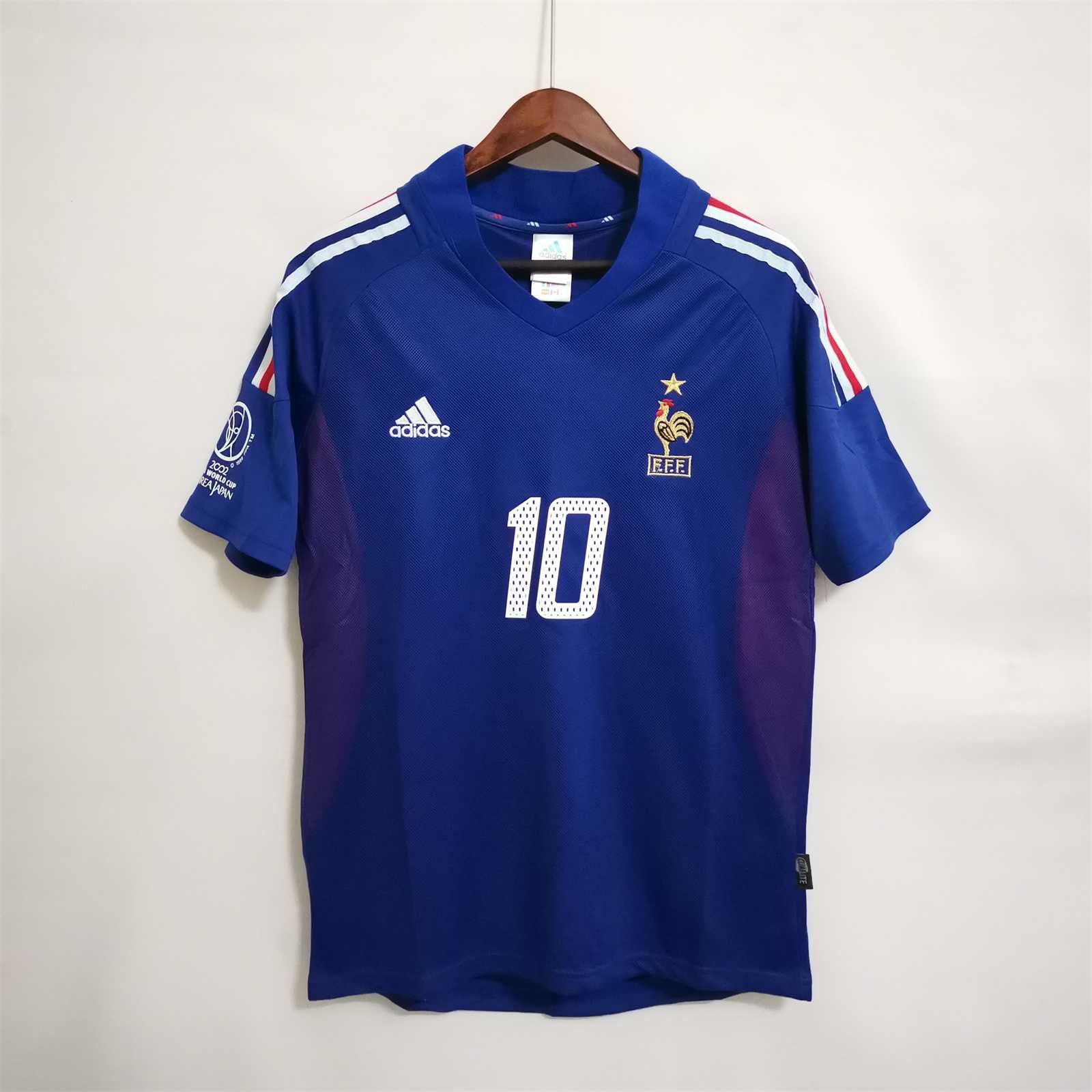 Maglia Zidane Francia Home 2002