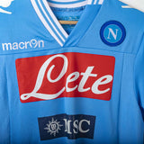 Maglia Home Napoli Macron Lete Cavani 7 2012/2013