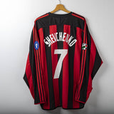 Maglia Home Milan Adidas Meriva Shevchenko 7 2003/2004