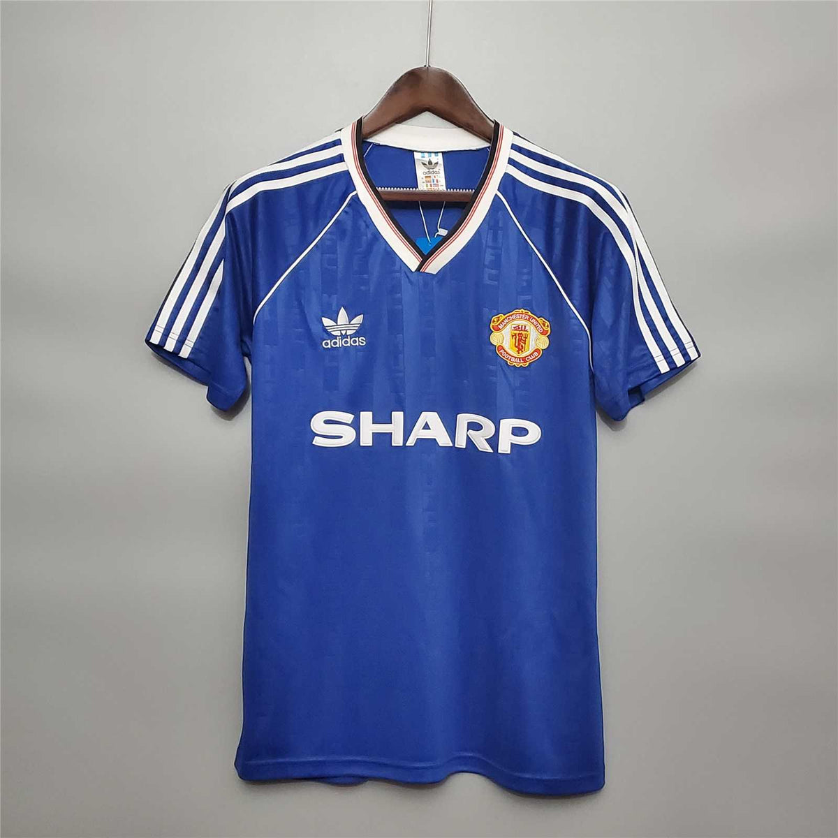 Man. United Maglia Away Blue 1988/89 - NO NOME NO NUMERO - XL