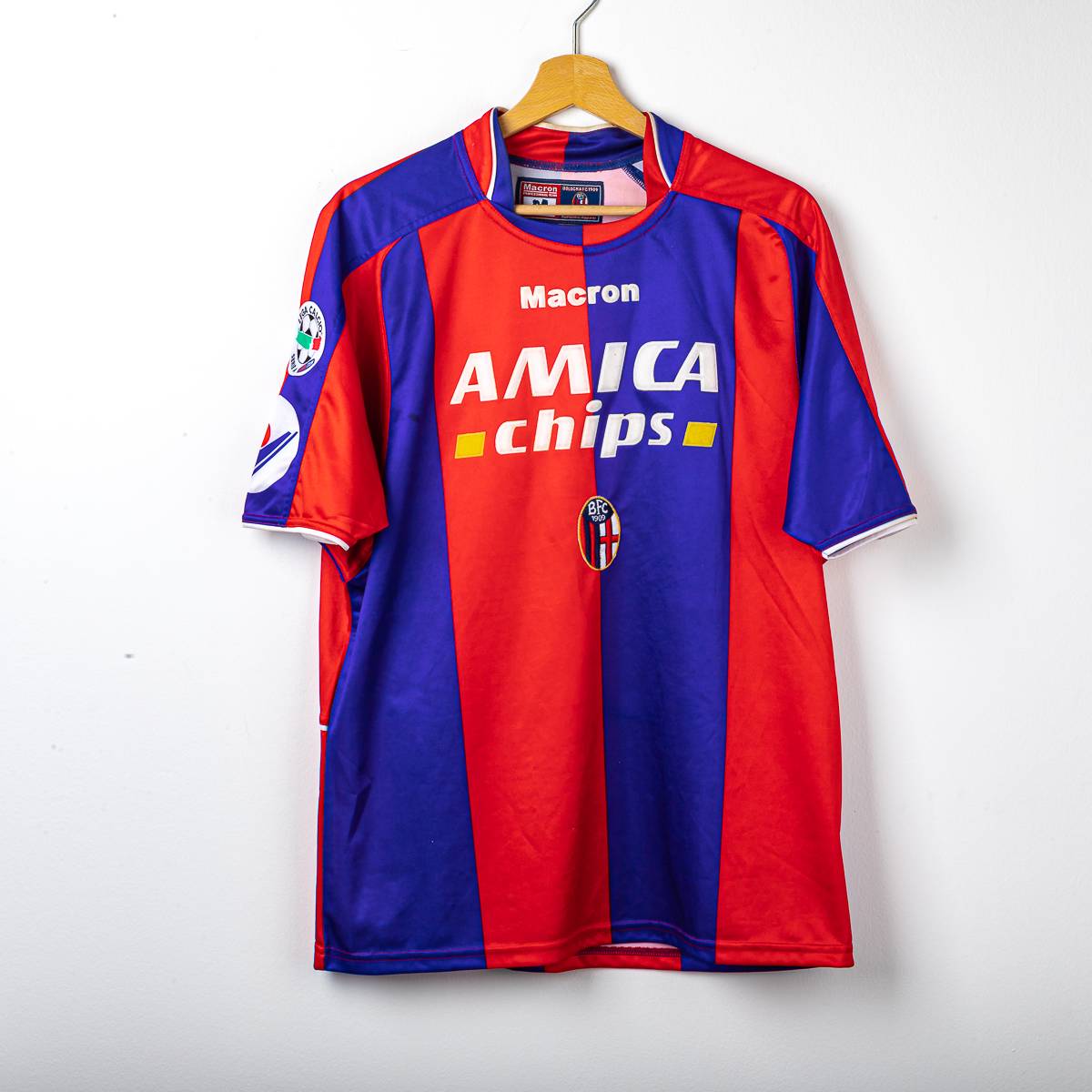 Maglia Home Bologna Macron Amica Chips 2004/2005