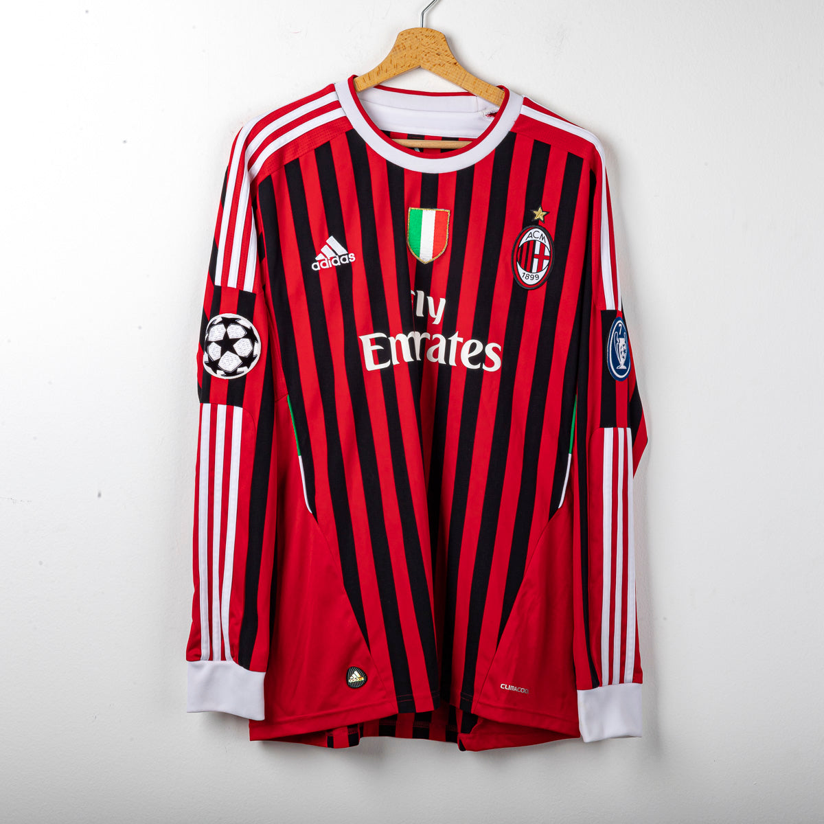 maglia home milan Adidas Seedorf 10 ml 2011/2012