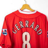 Maglia Home Liverpool Reebok Gerrard 8 2002/2003