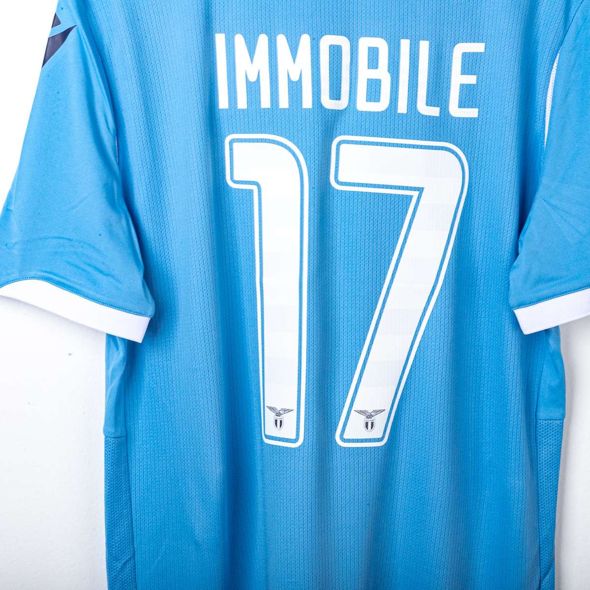 maglia home lazio macron immobile 17 con cartellino 2019/2020