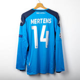 Maglia Napoli Home UEFA Kappa Mertens 14 ml 2019/2020