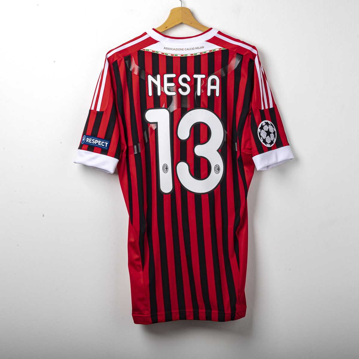 maglia home milan Adidas Nesta 13 2011/2012  79x51