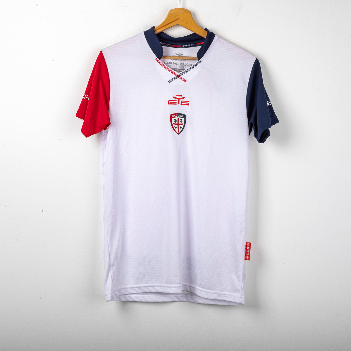T-Shirt Cagliari Bianca Eye 2022/2023