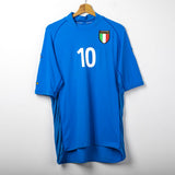 Maglia Home Italia Kappa Totti n10 Mondiali 2002