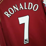 Man. United Maglia Home Premier League Long 2006/07