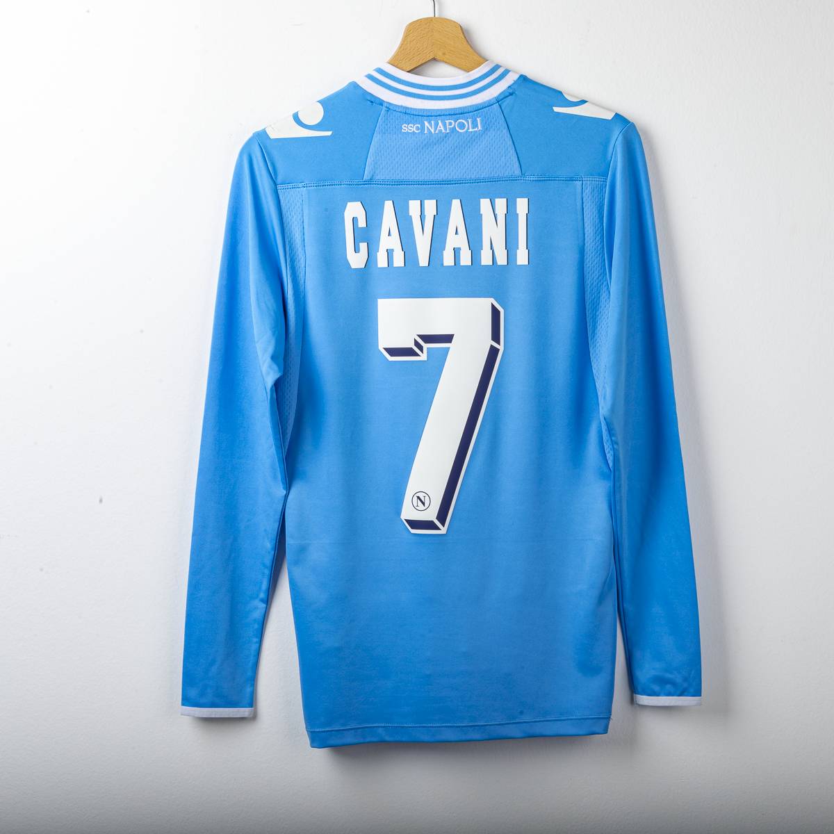 Maglia Home Napoli Macron Lete Cavani 7 2012/2013