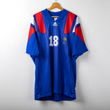 Maglia Francia Home  Adidas Cantona 18 1992