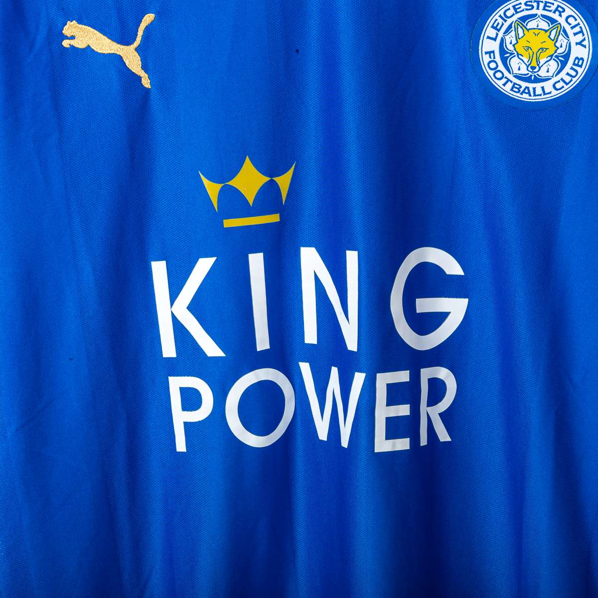 Maglia Home Leicester Puma King Power Vardy 9 2015/2016