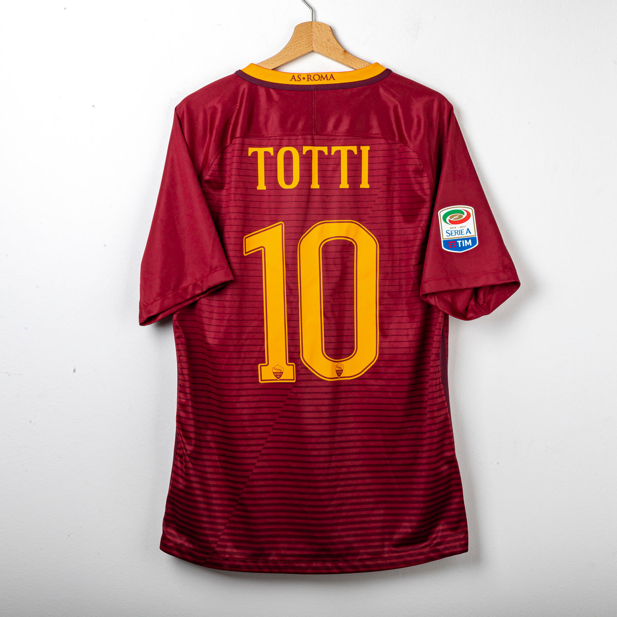 maglia home as roma nike totti 10 2016/2017