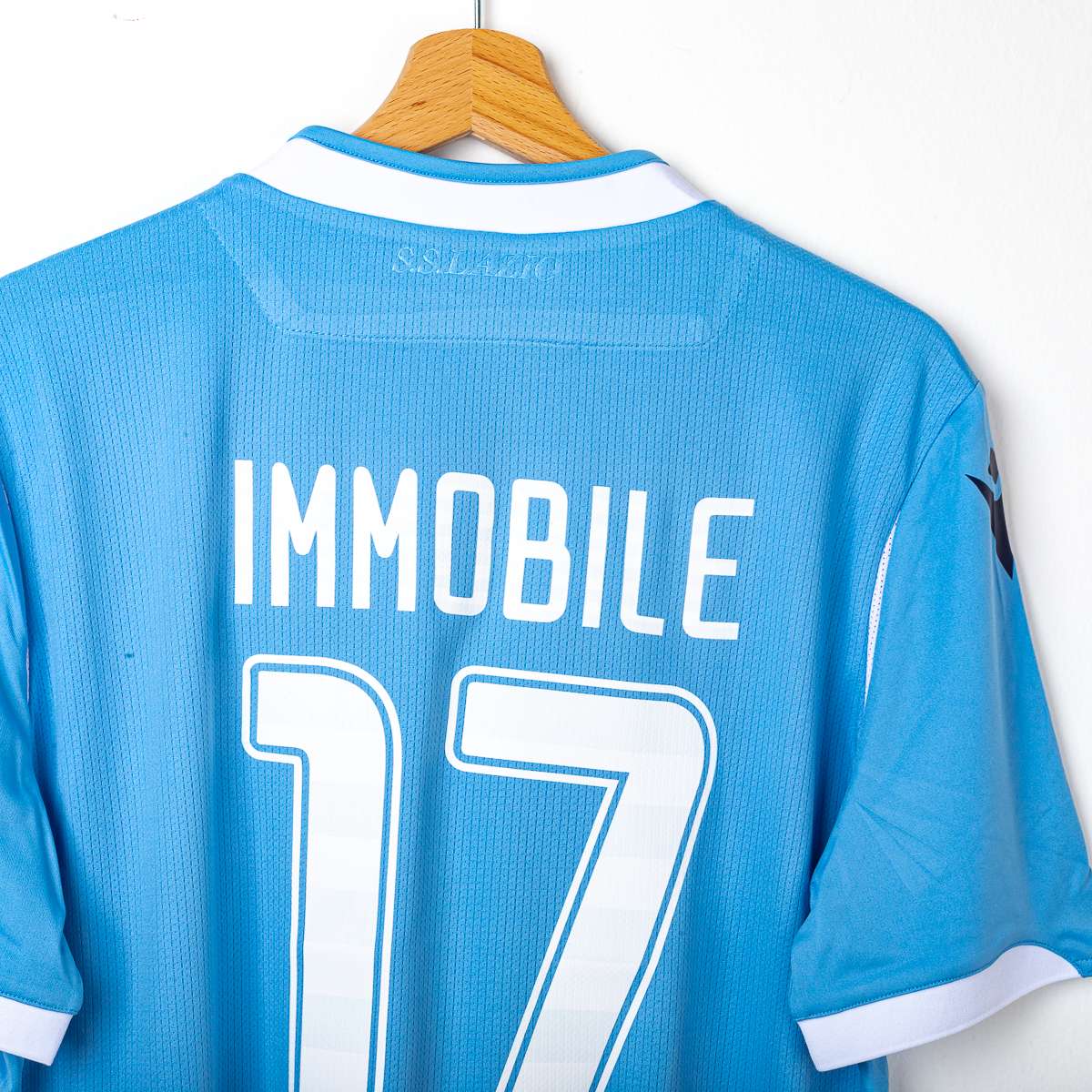 maglia home lazio macron immobile 17 con cartellino 2019/2020
