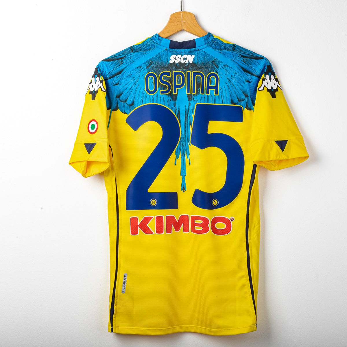 maglia napoli marcelo burlon kappa Ospina 25 N°033/200 2020/2021