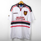 Maglia Away Manchester United Umbro Sharp Beckham 7 1998/1999