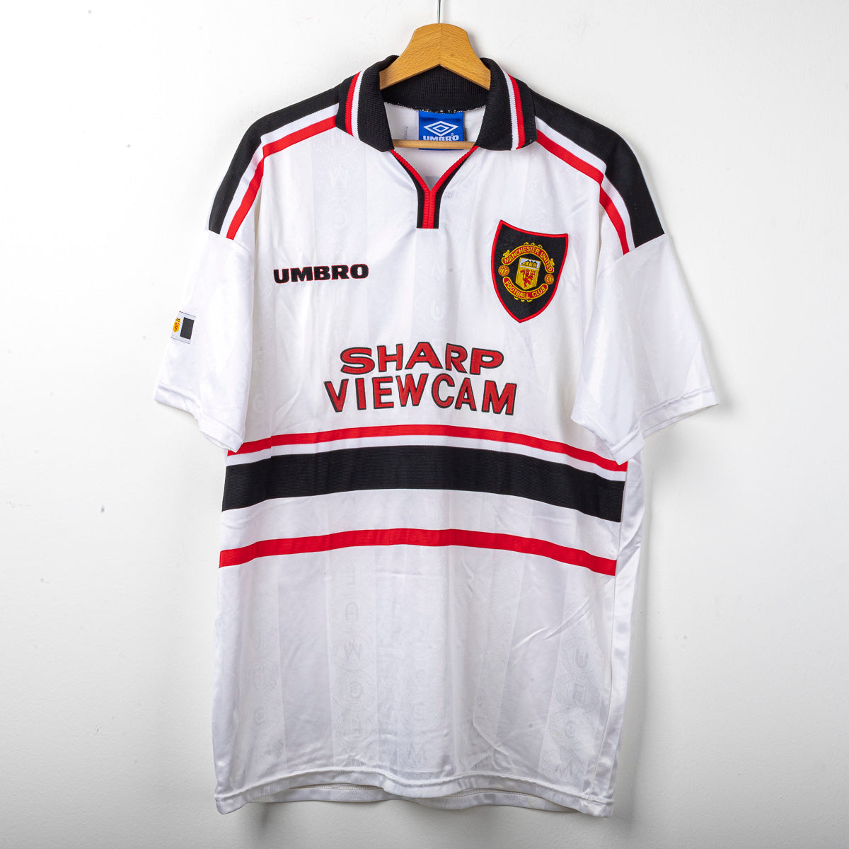 Maglia Away Manchester United Umbro Sharp Beckham 7 1998/1999
