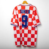 maglia home croazia lotto suker n9 1996
