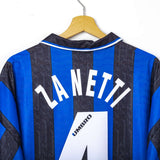 Maglia Home Inter Umbro Pirelli Zanetti 4 1996/1997
