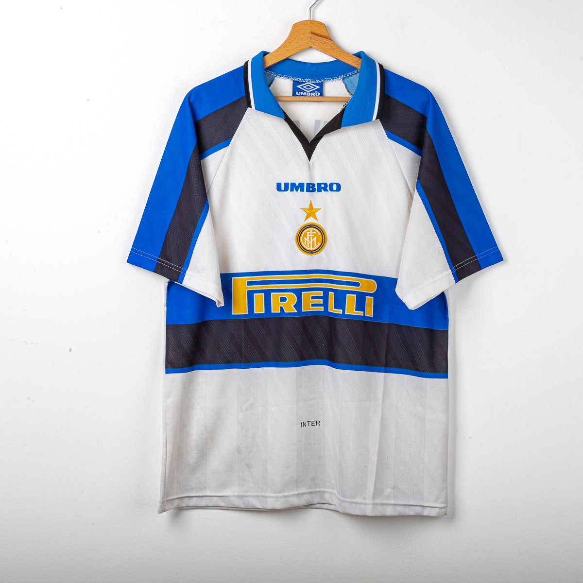 Maglia Away Inter Umbro Pirelli Zanetti 4 1996/1997