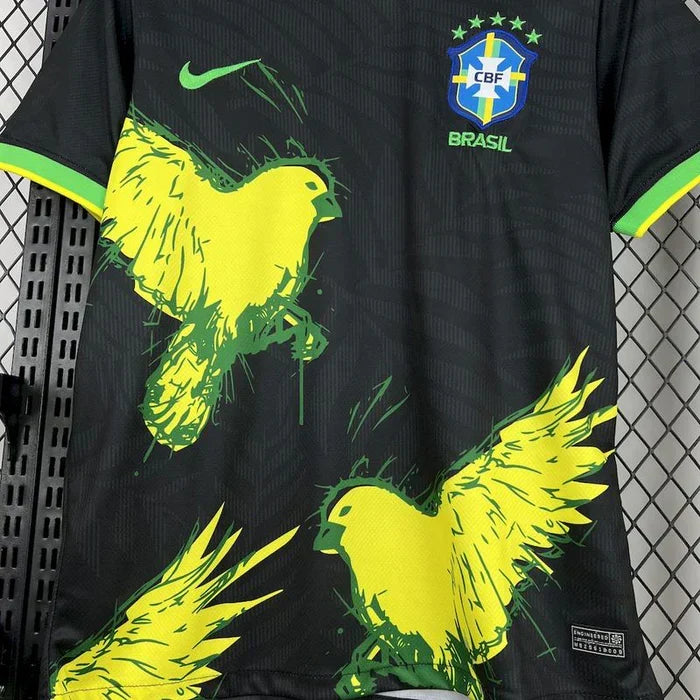 Brazil Black Parrot Jersey
