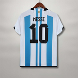 Maglia Messi Argentina Home 2022 World Cup Winners