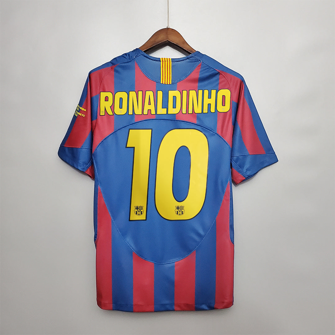 Maglia Ronaldinho Barcellona Home Champions League 2005/06
