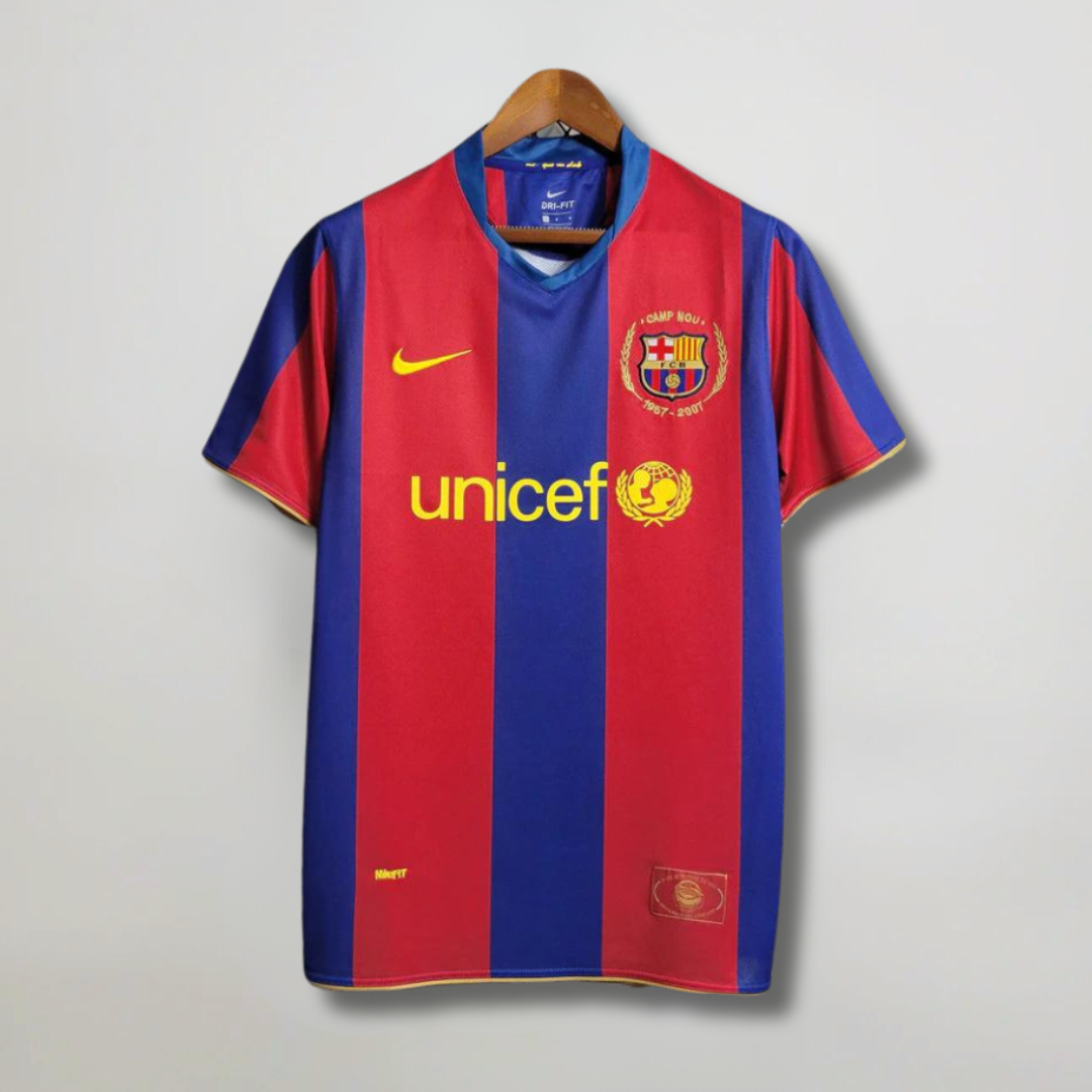 Barcellona Maglia Home 50th Camp Nou 2007/08