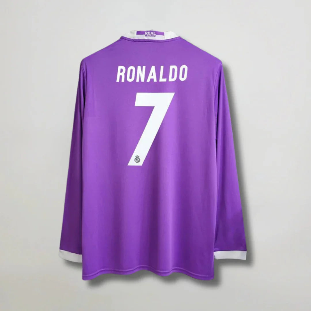 Maglia Cristiano Ronaldo CR7 Real Madrid Away Long 2017