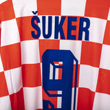 maglia home croazia lotto suker n9 1996