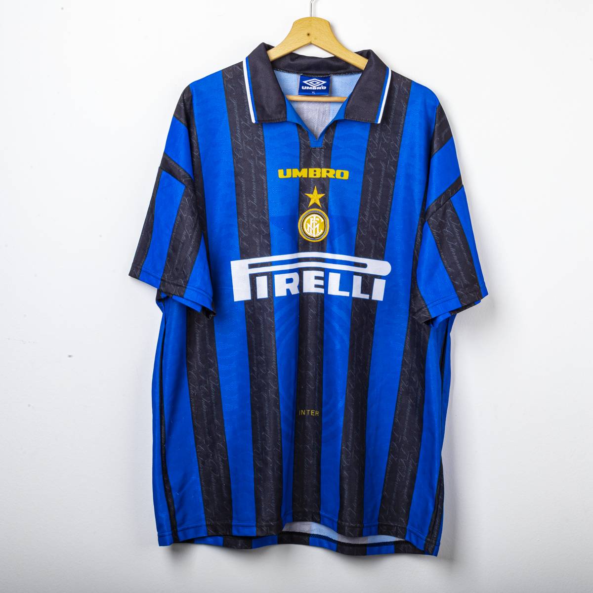 Maglia Home Inter Umbro Pirelli Zanetti 4 1996/1997