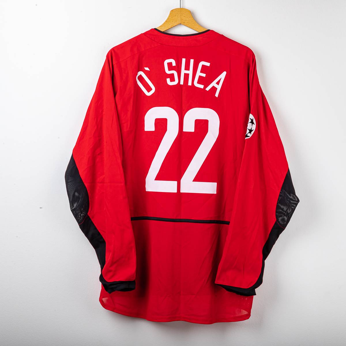 Maglia Home Manchester United Nike O'Shea 22 Uefa ml 2002/2003