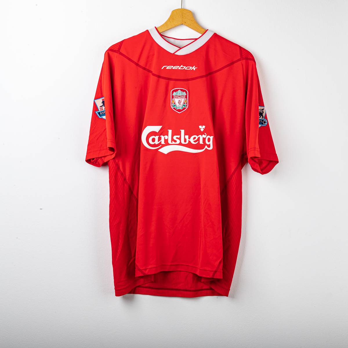 Maglia Home Liverpool Reebok Gerrard 8 2002/2003