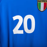 Maglia Home Italia Kappa Totti n20 Euro 2000