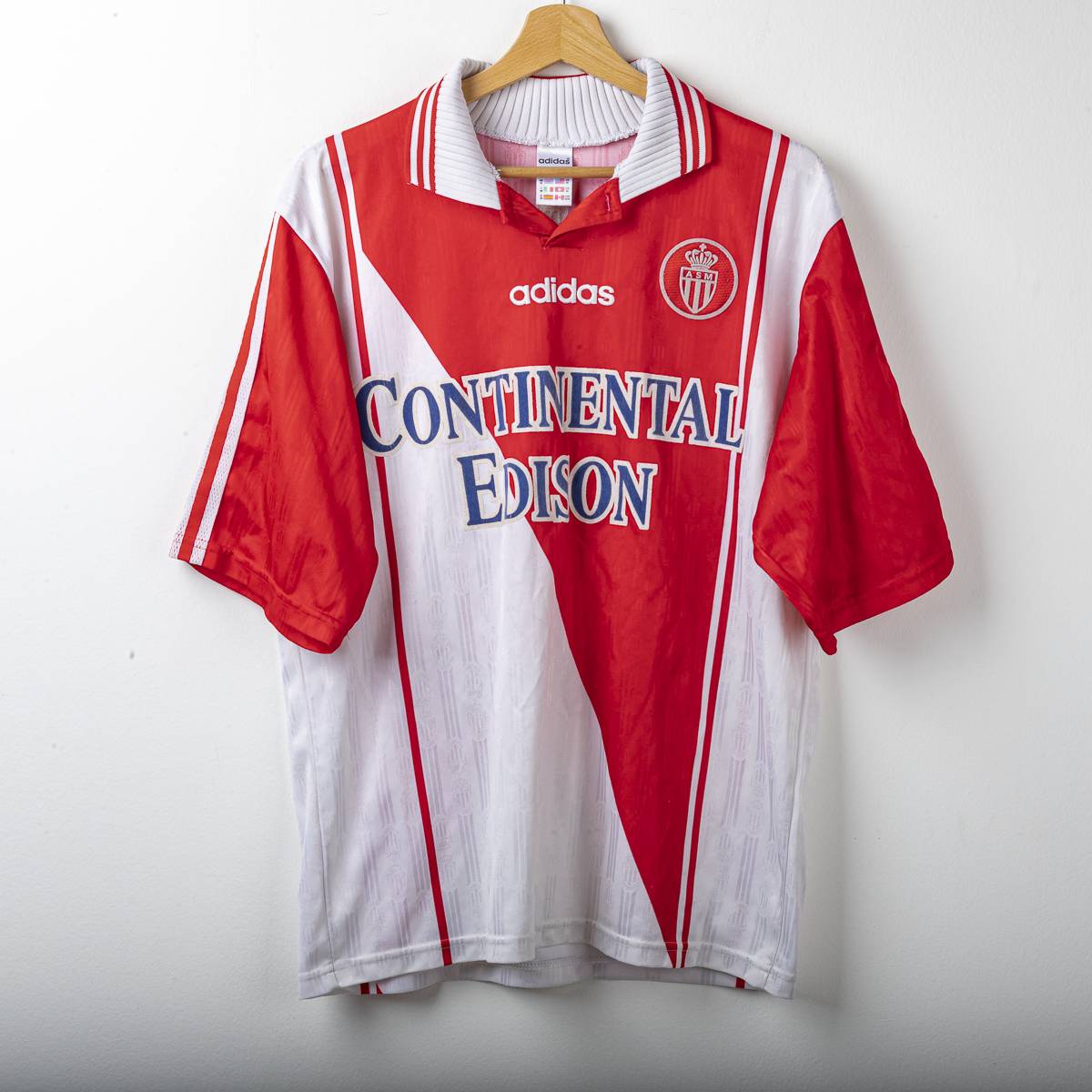 Maglia Home Monaco Adidas Continental Henry 28 1997/1998