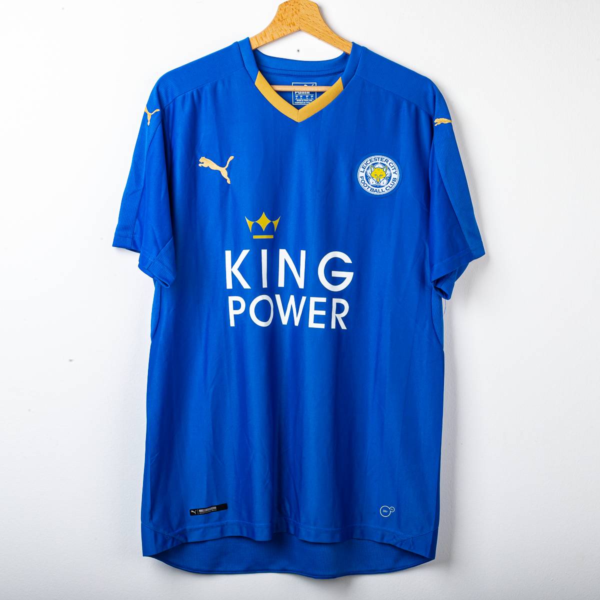 Maglia Home Leicester Puma King Power Vardy 9 2015/2016