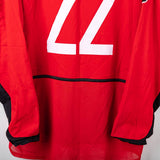 Maglia Home Manchester United Nike O'Shea 22 Uefa ml 2002/2003