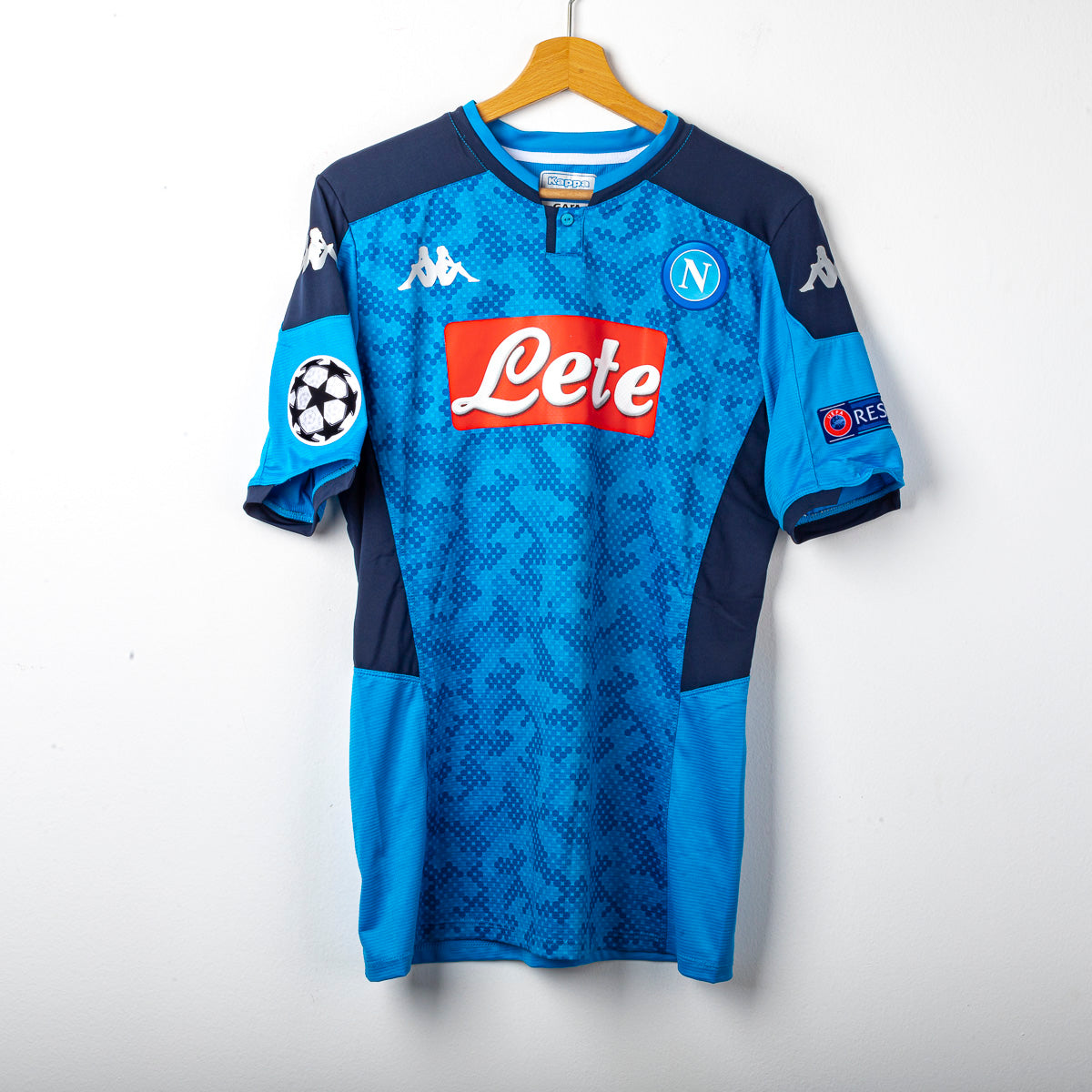 maglia home champions league napoli kappa Fabian 8 2019/2020