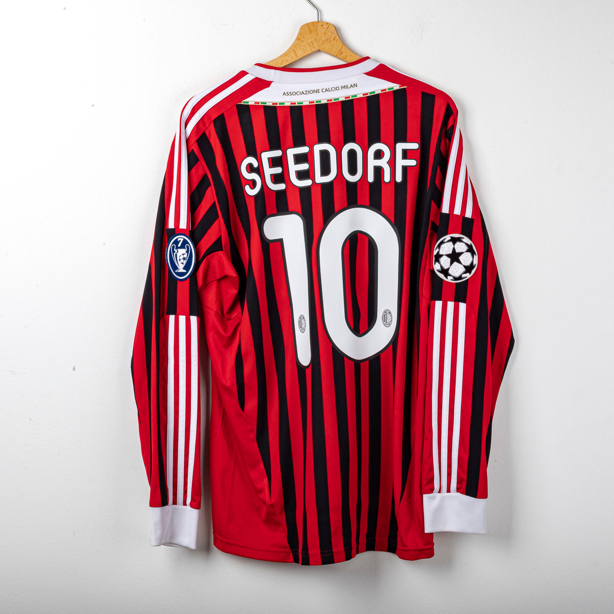 maglia home milan Adidas Seedorf 10 ml 2011/2012