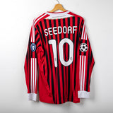 maglia home milan Adidas Seedorf 10 ml 2011/2012