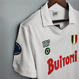 Napoli Maglia Away White 1987/88
