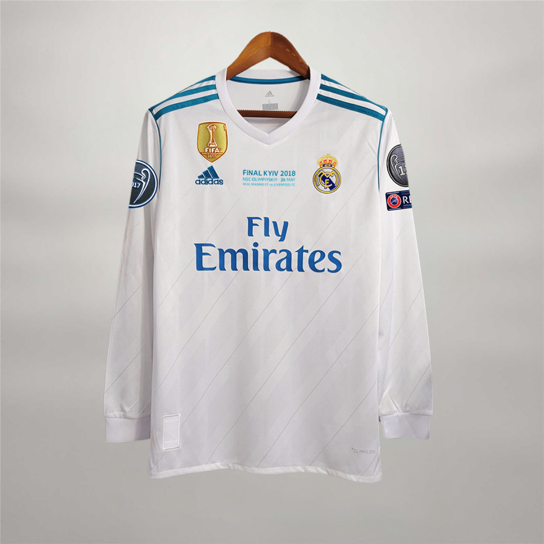 Real Madrid Maglia Home Final UCL Long 2017/18