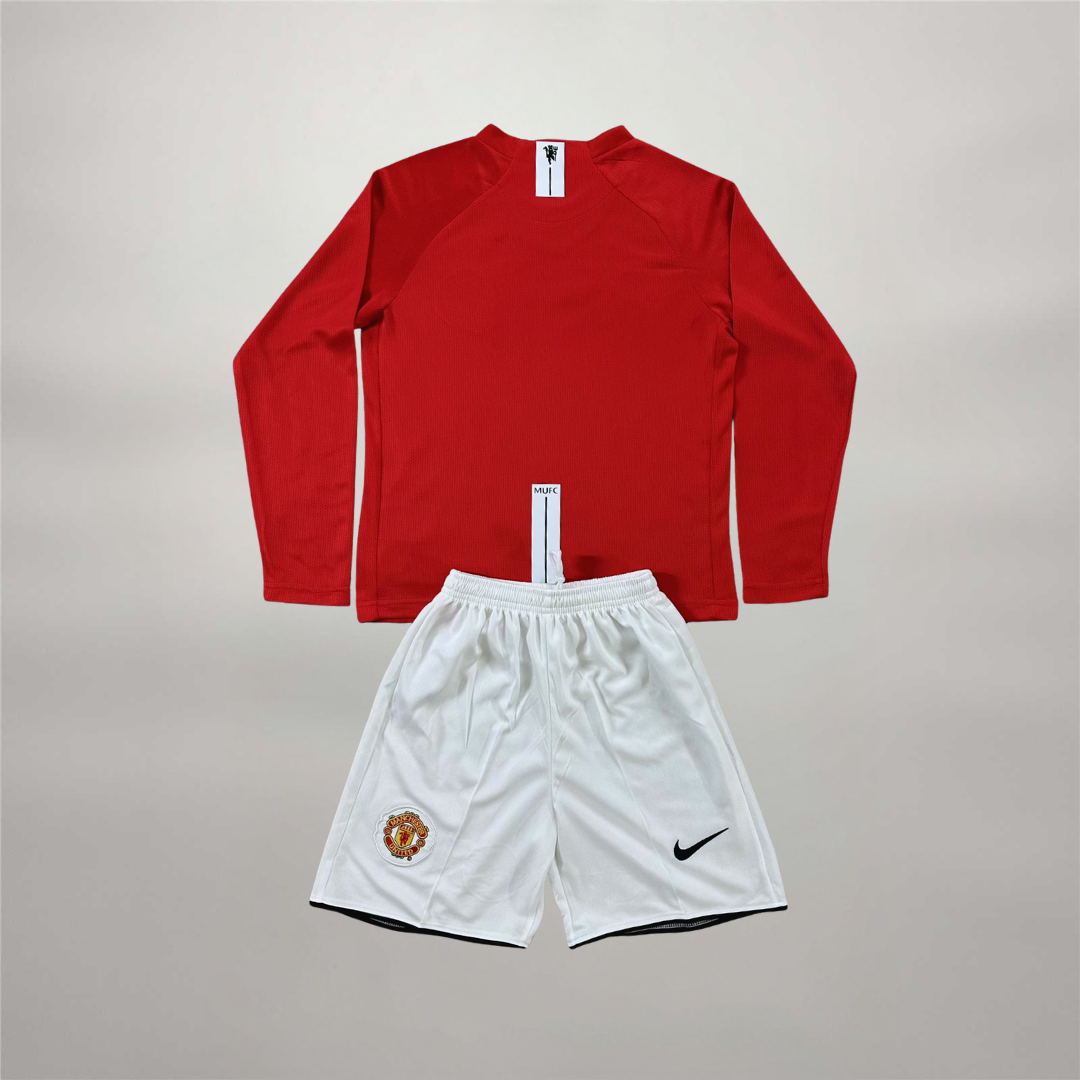 Man. United Completo Home Long 2007/08 UCL Final - BAMBINO